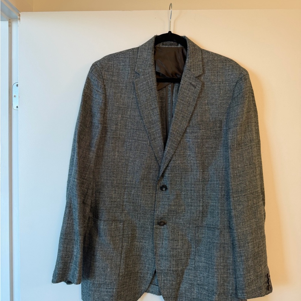 Reiss Men's Gray/Green Blazer
